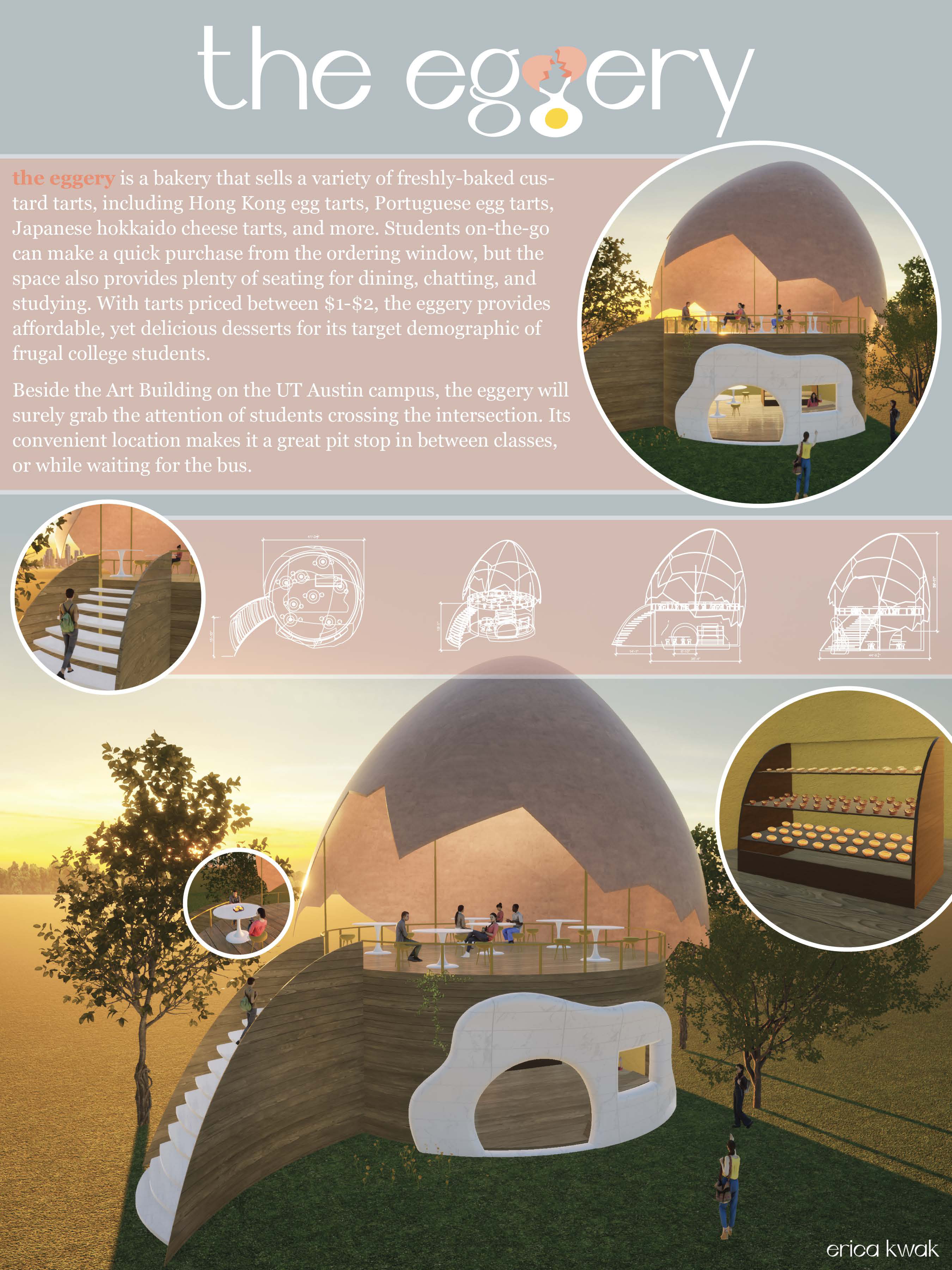 The Eggery — concept board